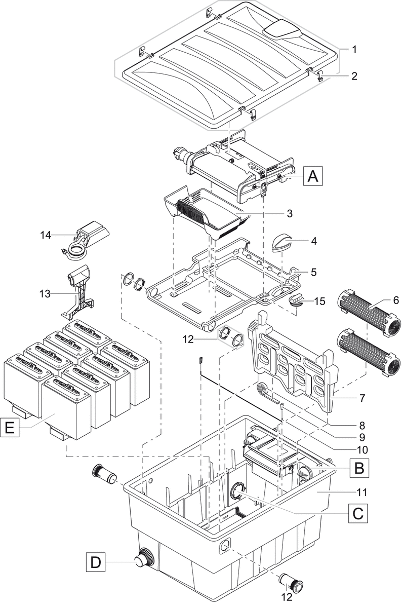 Spare gasket partition BioT. ScreenMatic